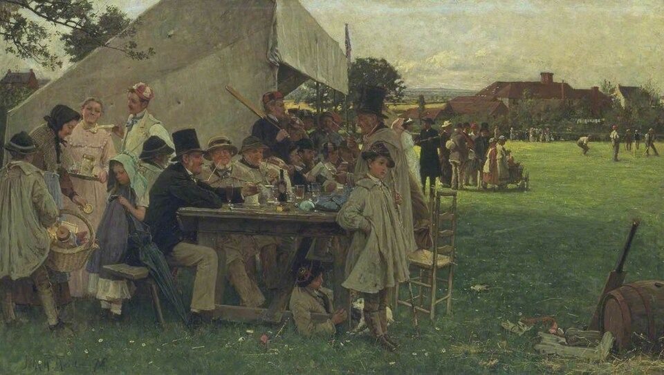 A Country Cricket Match by John Robertson Reid