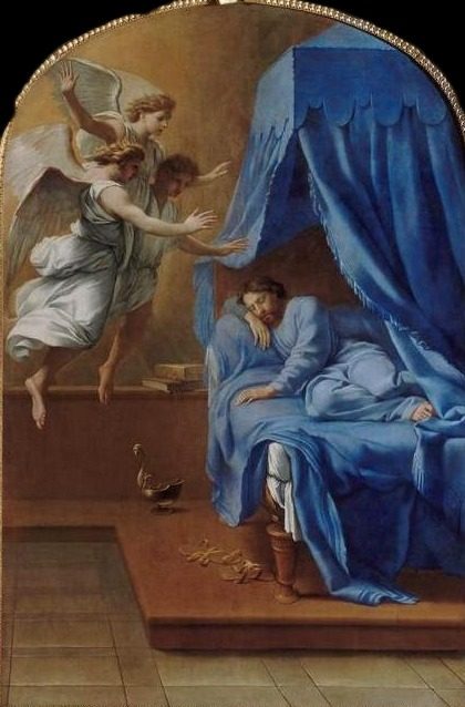 Der Traum des Heiligen Bruno by Eustache Le Sueur
