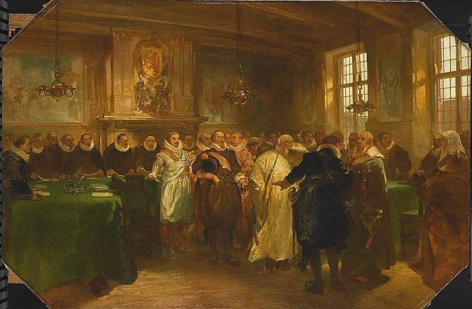 Prince Maurits of Orange Receiving a Delegation from Russia in 1614 by Charles Rochussen