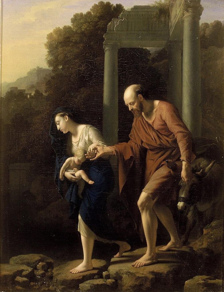 The Flight into Egypt by Adriaen van der Werff