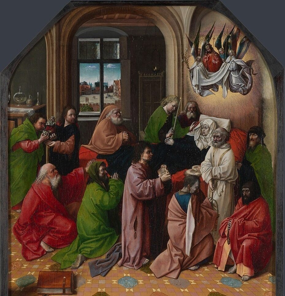 The Death of the Virgin by After Hugo van der Goes