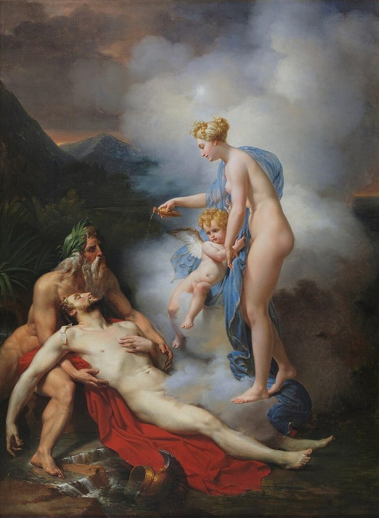 Venus healing Aeneas by Merry-Joseph Blondel