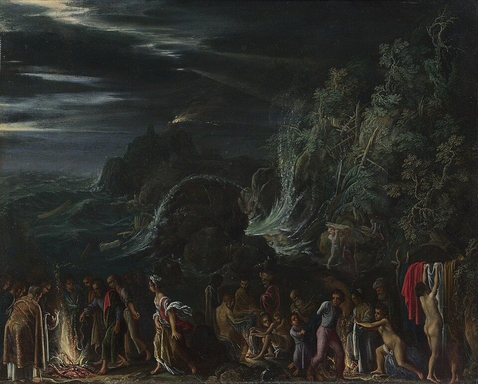 Paulus auf Malta Saint Paul on Malta by Adam Elsheimer
