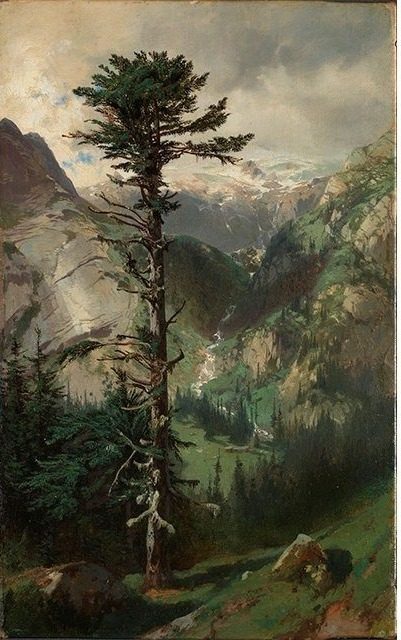 Bei Handeck At Handeck by Alexandre Calame