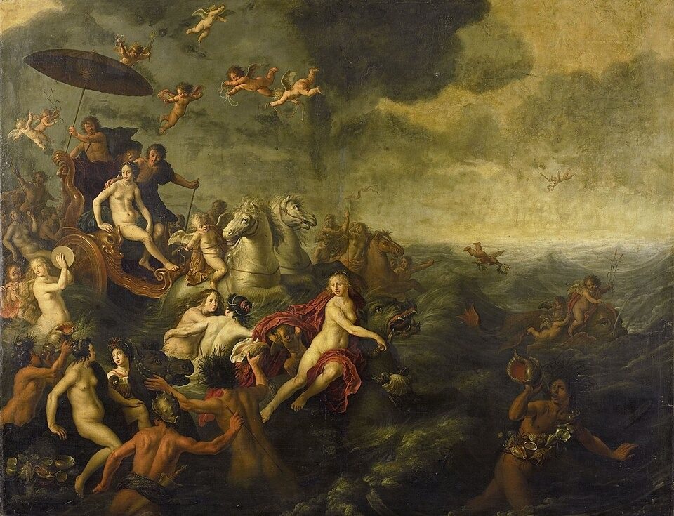 The triumph of Acis and Galatea by Adriaen van Nieulandt the younger