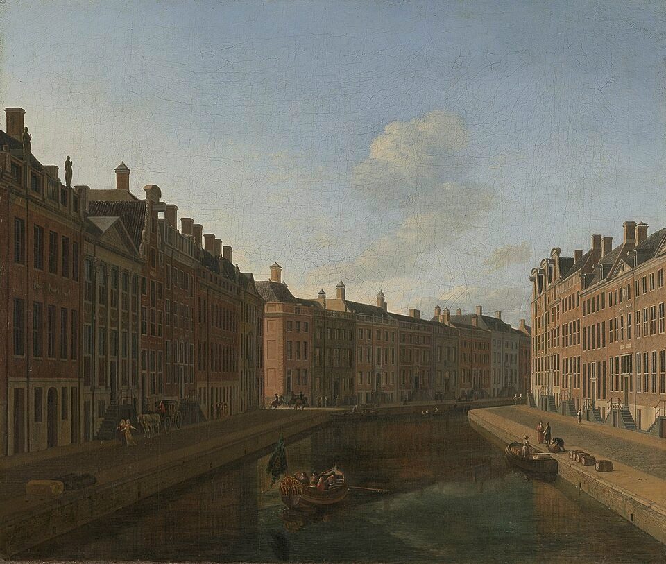 Gezicht op de Gouden Bocht in de Herengracht vanuit het oosten by Gerrit Adriaensz. Berckheyde