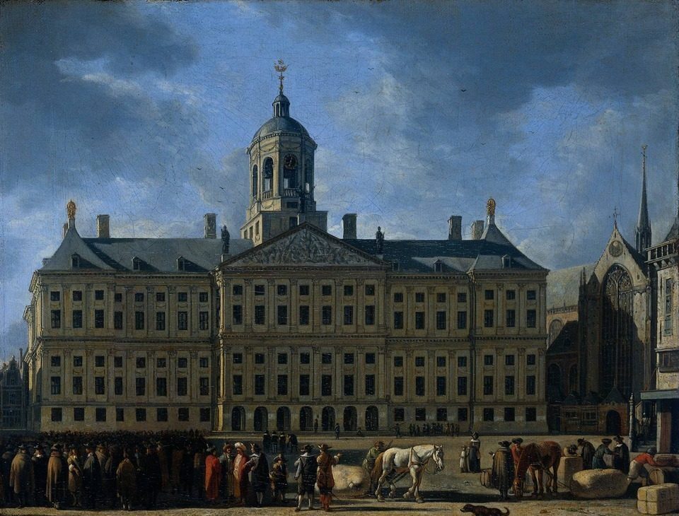 The Town Hall on Dam Square, Amsterdam by Gerrit Adriaenszoon Berckheyde