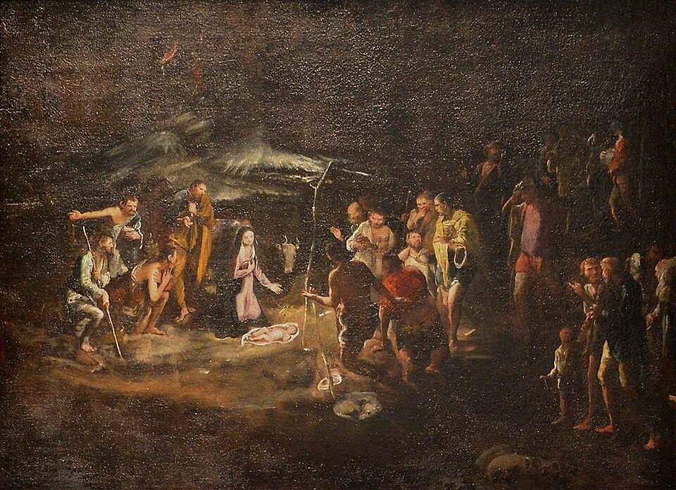 L'Adoration des bergers by Cornelio Brusco