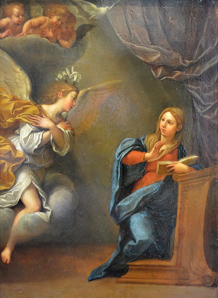 L'Annonciation Annunciation by Francesco Albani
