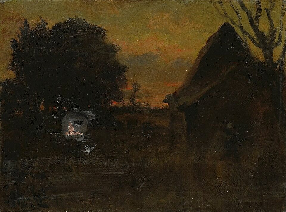 'At sundown' by Arthur Hawksley