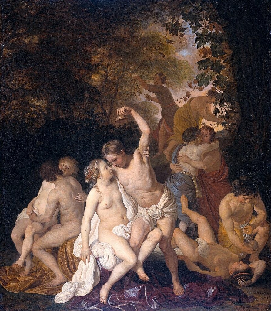 Bacchic scene . by Jacob van Loo
