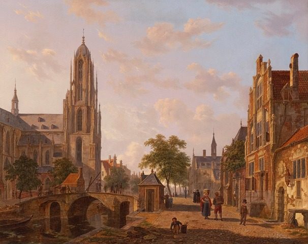 City View by Bartholomeus Johannes van Hove Rijksdienst voor het Cultureel Erfgoed B60 by Bartholomeus van Hove