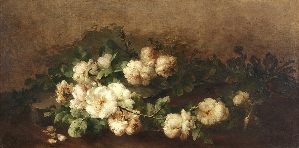 Still Life with Guitar and Roses Rijksmuseum Amsterdam SK-A-2740 by Margaretha Roosenboom