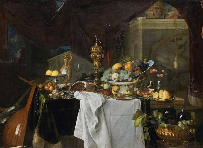 A Table of Desserts or Un dessert by Jan Davidsz. de Heem
