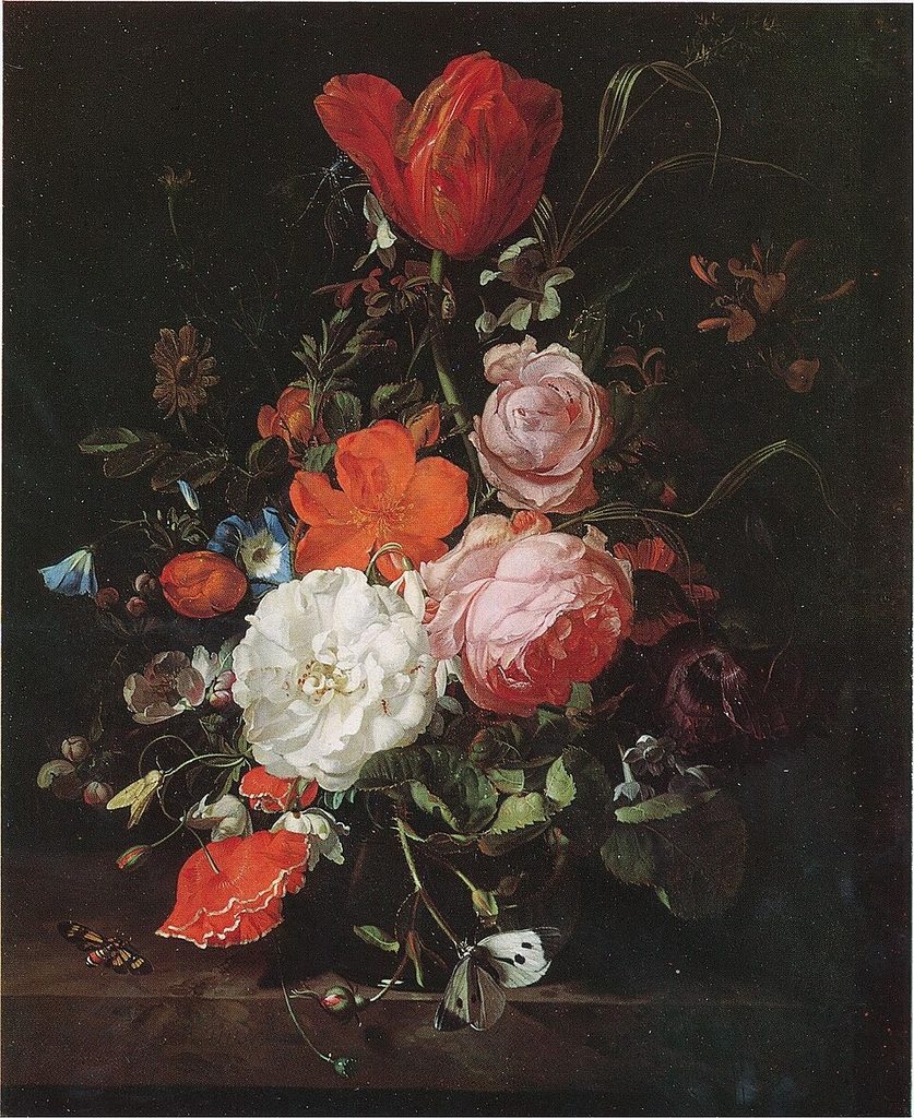 Vase with Flowers by Rachel Ruysch Leonard Koetser, London by Rachel Ruysch