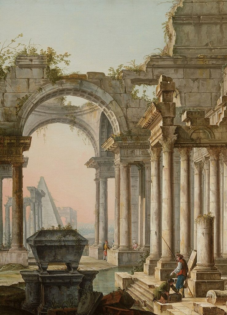 Capriccio avec ruines Capriccio with Ruins by Pietro Bellotti (1725-ca. 1805)