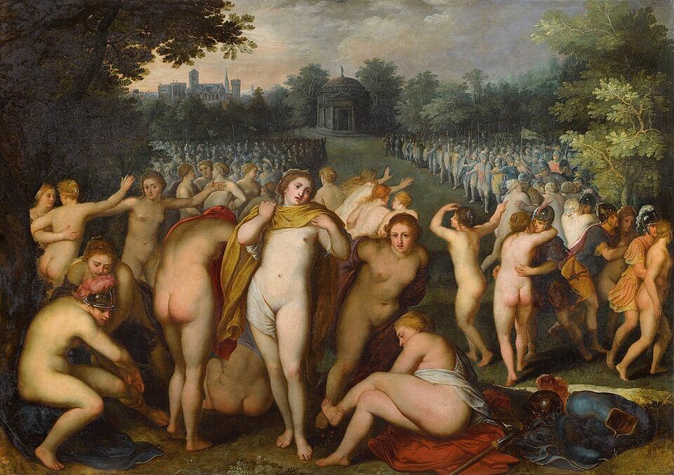 Amazonen und Skythen Amazones and Skythians by Otto van Veen