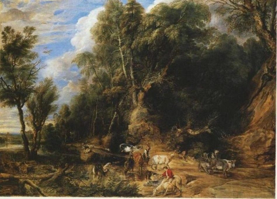 The Watering Place by Peter Paul Rubens