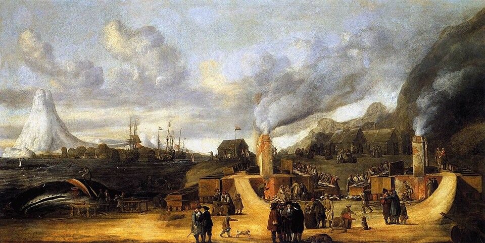 The Whale-oil Refinery near the Village of Smerenburg by Cornelis de Man