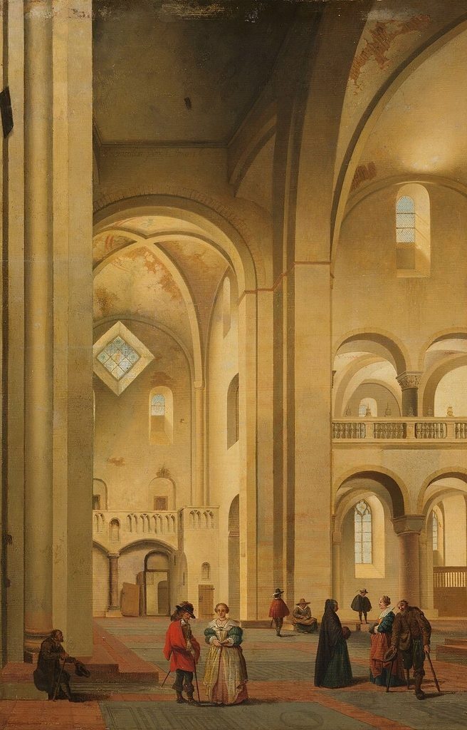 The Transept of the Mariakerk in Utrecht, seen from the Northeast by Pieter Jansz. Saenredam