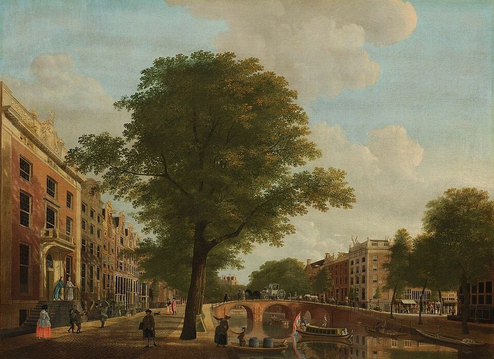View of the Herengracht near tje Leidsestraat, Amsterdam by Hendrik Keun