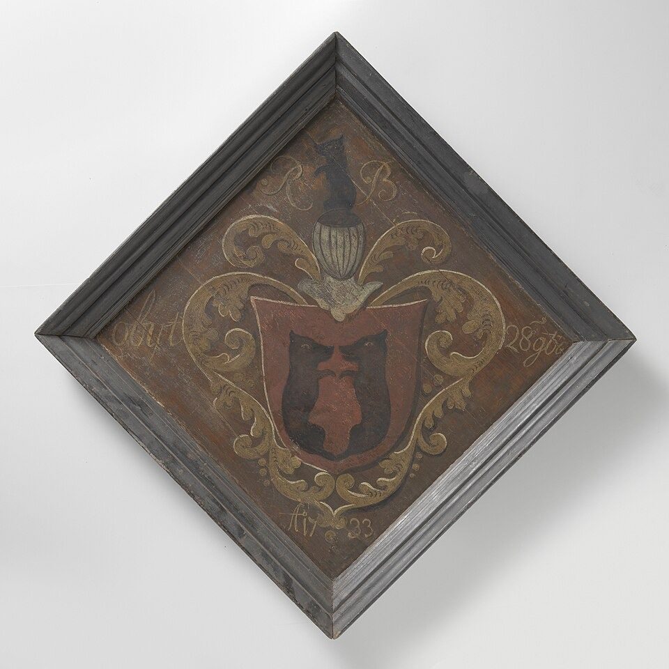 Grafbord van Rogier Beernards (gestorven 1733), directeur van Bengalen (1731-1733), NG-110 by Rijksmuseum