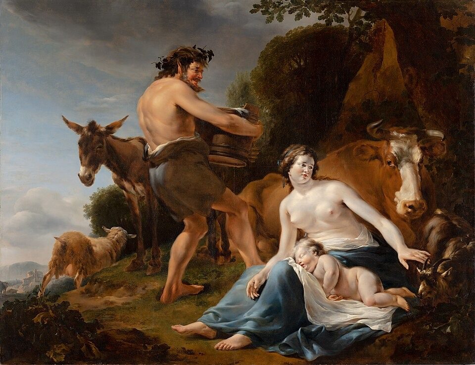 The Infancy of Zeus by Nicolaes Pieterszoon Berchem