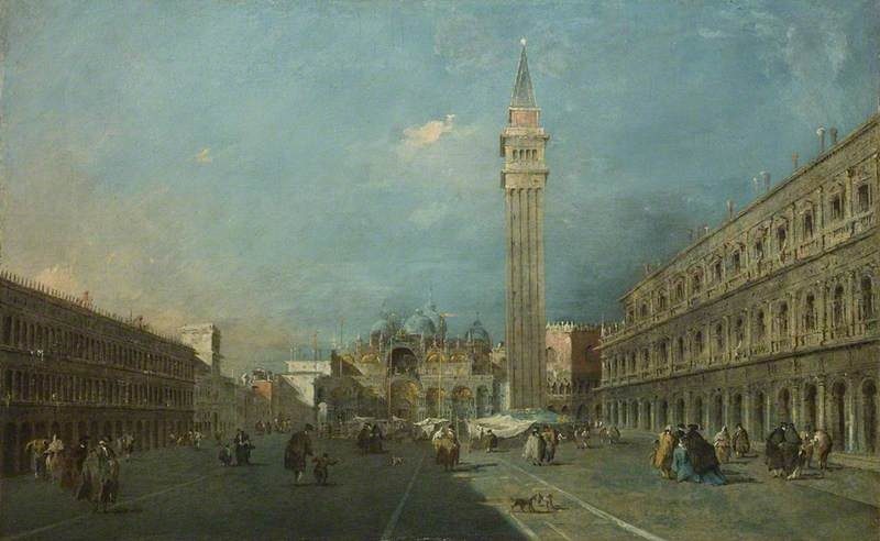 Piazza San Marco by Francesco Guardi