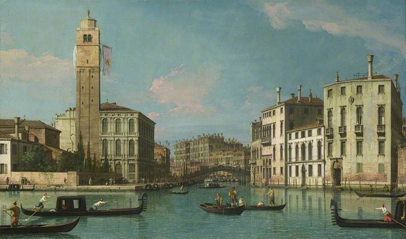 Entrance to the Cannaregio by Canaletto