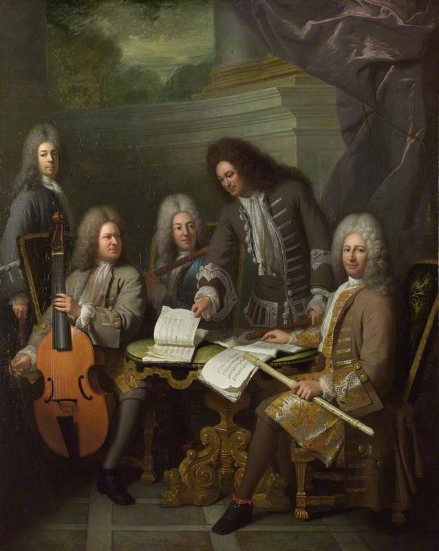 Réunion de musiciens La Barre and Other Musicians by André Bouys