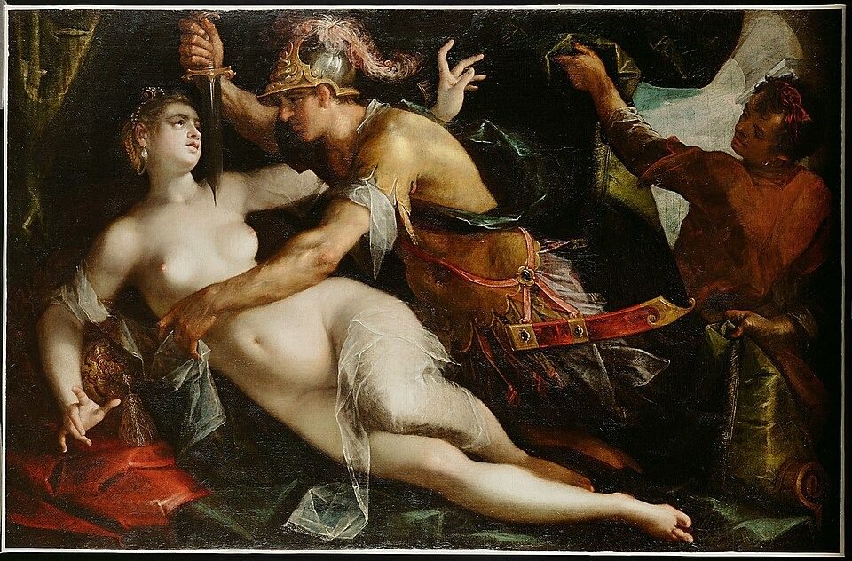 Tarquinius und Lukrezia by Hans von Aachen