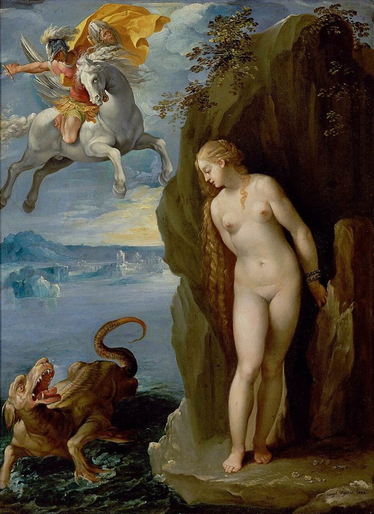 Perseus befreit Andromeda Perseus and Andromeda by Giuseppe Cesari