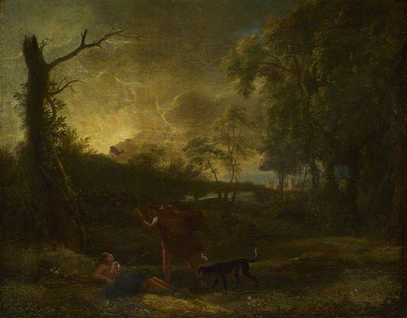 Landscape with the Death of Procris by Workshop of Claude Lorrain