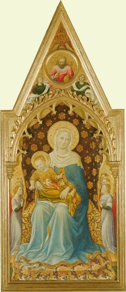The Madonna and Child with Angels (The Quaratesi Madonna) by Gentile da Fabriano