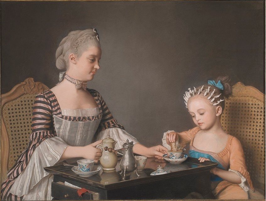 The Lavergne Family Breakfast by Jean-Étienne Liotard